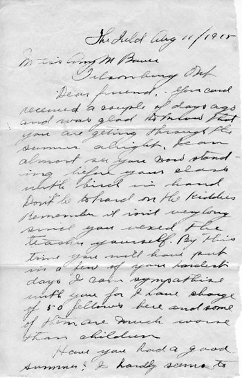 Letter,  Apr 11, 1915, p. 1